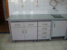 LRS TK 150 Laboratory work bench with sink Vemil