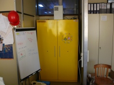120F BAC V F 1200x600x2000mm Metal safety cabinet complete with exhaust fan and filter ETI Nikola Tesla