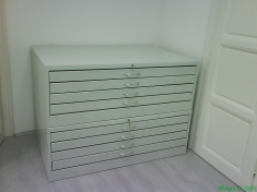 MAO 140 Metal storage cabinet with 4 drawers 1400x950x500mm CIK Belgrade 01