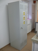 MOH 060 Metal cabinet for chemicals 600x600x2000mm Laboratory 100 Vinca