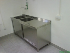 INOX SP 180 sink unit 1800x600x850mm CIK Belgrade